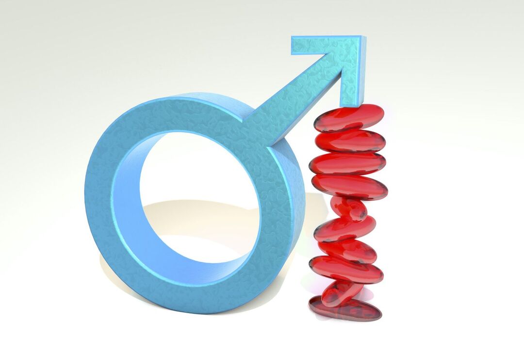 männliches Potenzsymbol