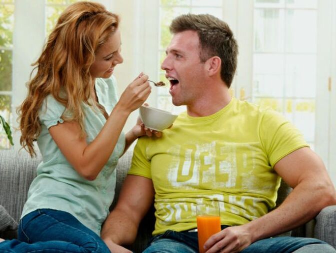 Die richtige Ernährung ist der Schlüssel zur Gesundheit eines Mannes, einschließlich seiner sexuellen Gesundheit.